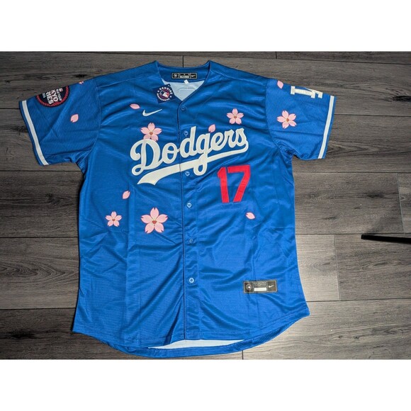 MLB Other - Shohei Ohtani #17 Tokyo Series Cherry Blossom Stitched Dodgers Men's Jersey